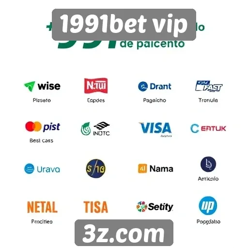 Métodos de pagamento aceitos no 1991bet vip